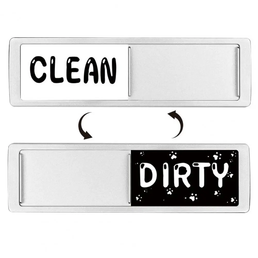 Kitchen Dishwasher Indicator Magnet Dishwasher Magnet Clean Dirty Sign Full-size Clean Dirty Sign for Kitchen