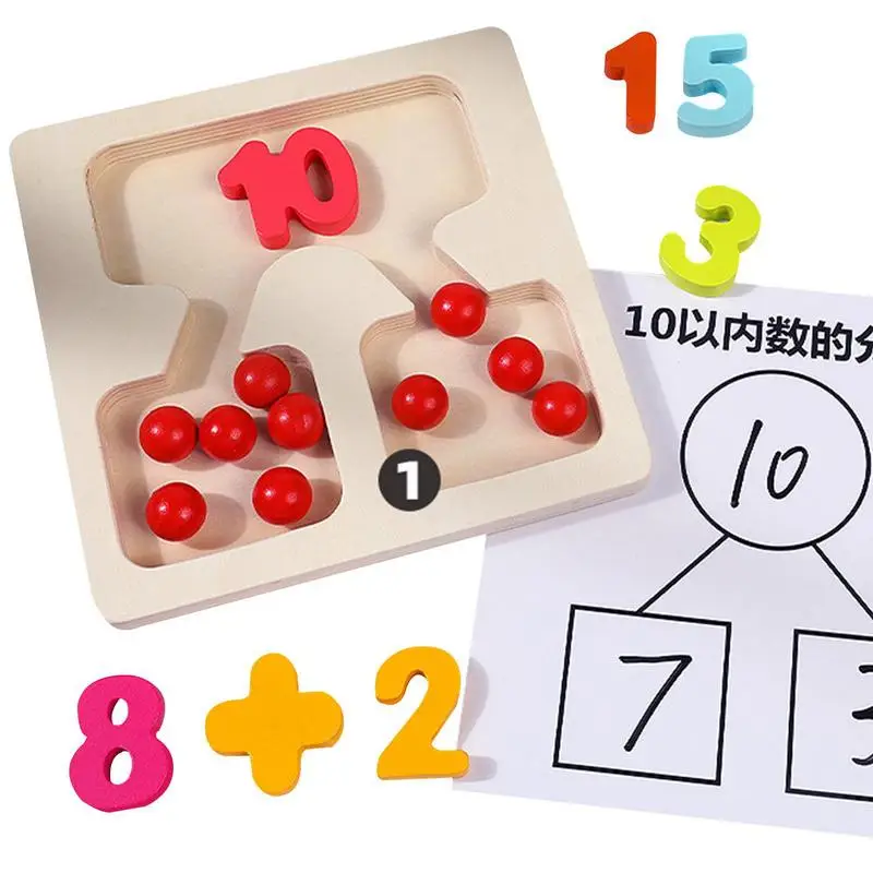 

Kids Montessori Math Toys For Toddlers Educational Wooden Puzzle Fishing Toys Count Number Shape Matching Sorter Games Board Toy