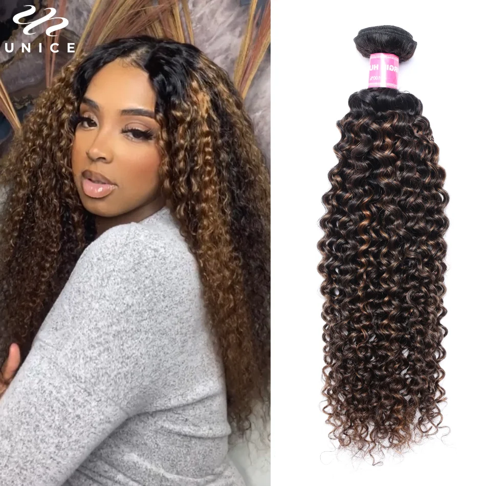 Flady Brazilian Hair – 3 Bündel Gewelltes Echthaar + Verschluss, 100% Unbehandelt, Schwarz, Bis 71 Cm