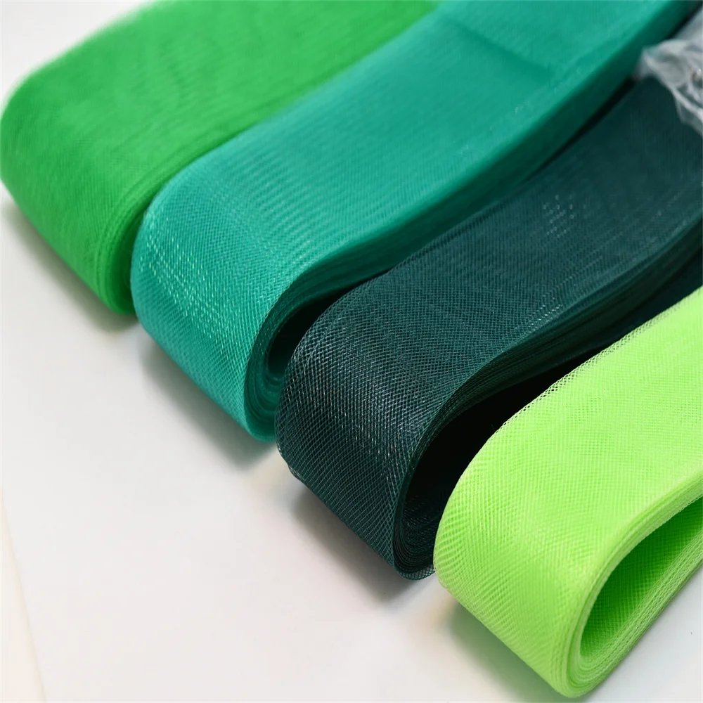green series Soft hard Crinoline for wedding dress horsehair braid  Polyester Mesh Fabric crinolina clothing accessories - AliExpress, image size:1000x1000