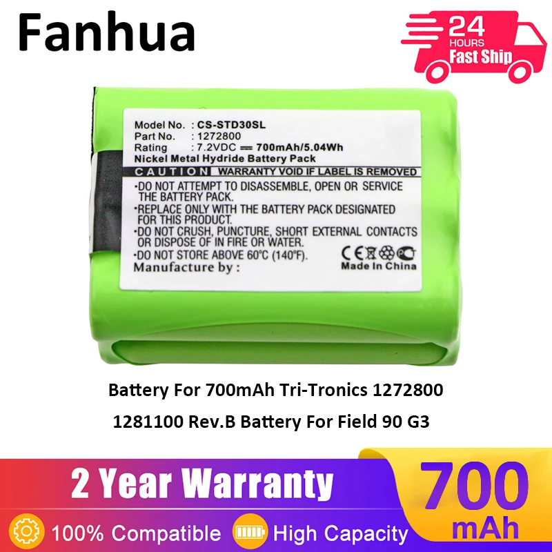 

Fanhua Battery For 7.2V 700mAh Tri-Tronics 1272800 1281100 Rev.B Battery For Field 90 G3