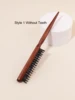 1 piece of wooden mouse tail comb tear comb for hair segmentation for edge control, combing back, smoothing, and fluffiness 4