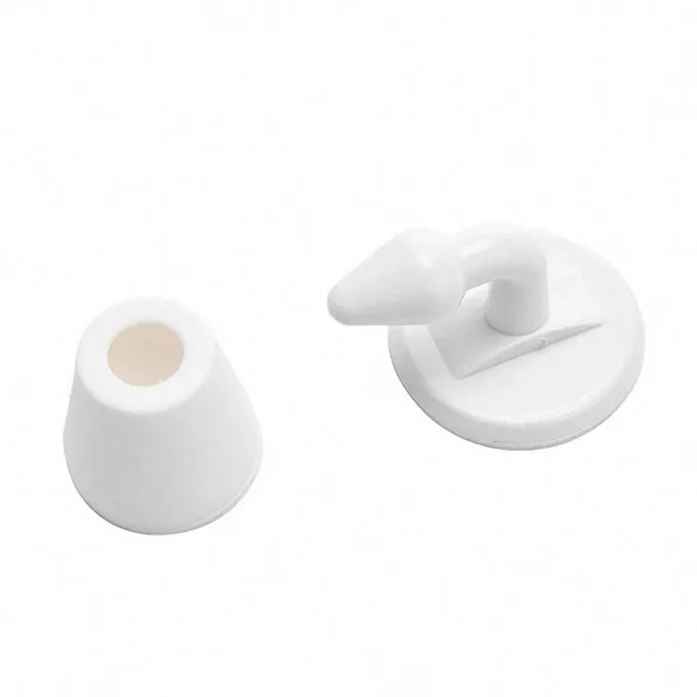 Mute Non-punch Silicone Door Stopper Touch Toilet Wall Absorption Door Plug Anti-bump Door Holder Gear Gate Resistance Door Stop White 1