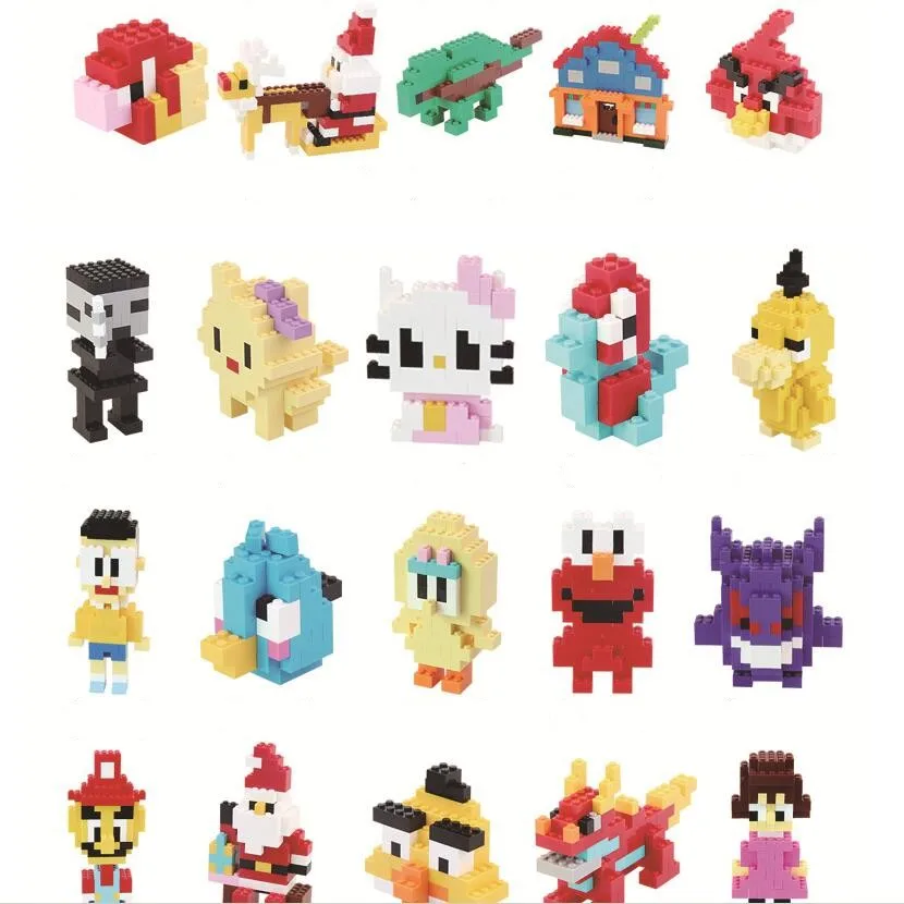 Bulk building blocks toy Spelling brick 500pcs Small particles Compatible with Lego DIY Early education puzzle