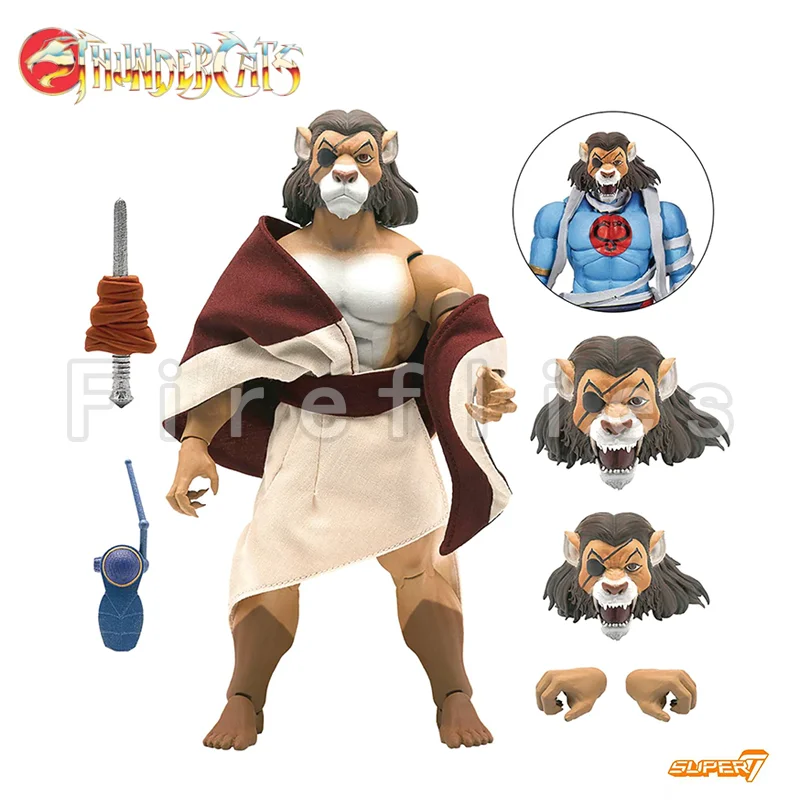 

7inches Super7 Thundercats Action Figure Wave 4 Ultimates Pumm-Ra Anime Model For Gift Free Shipping