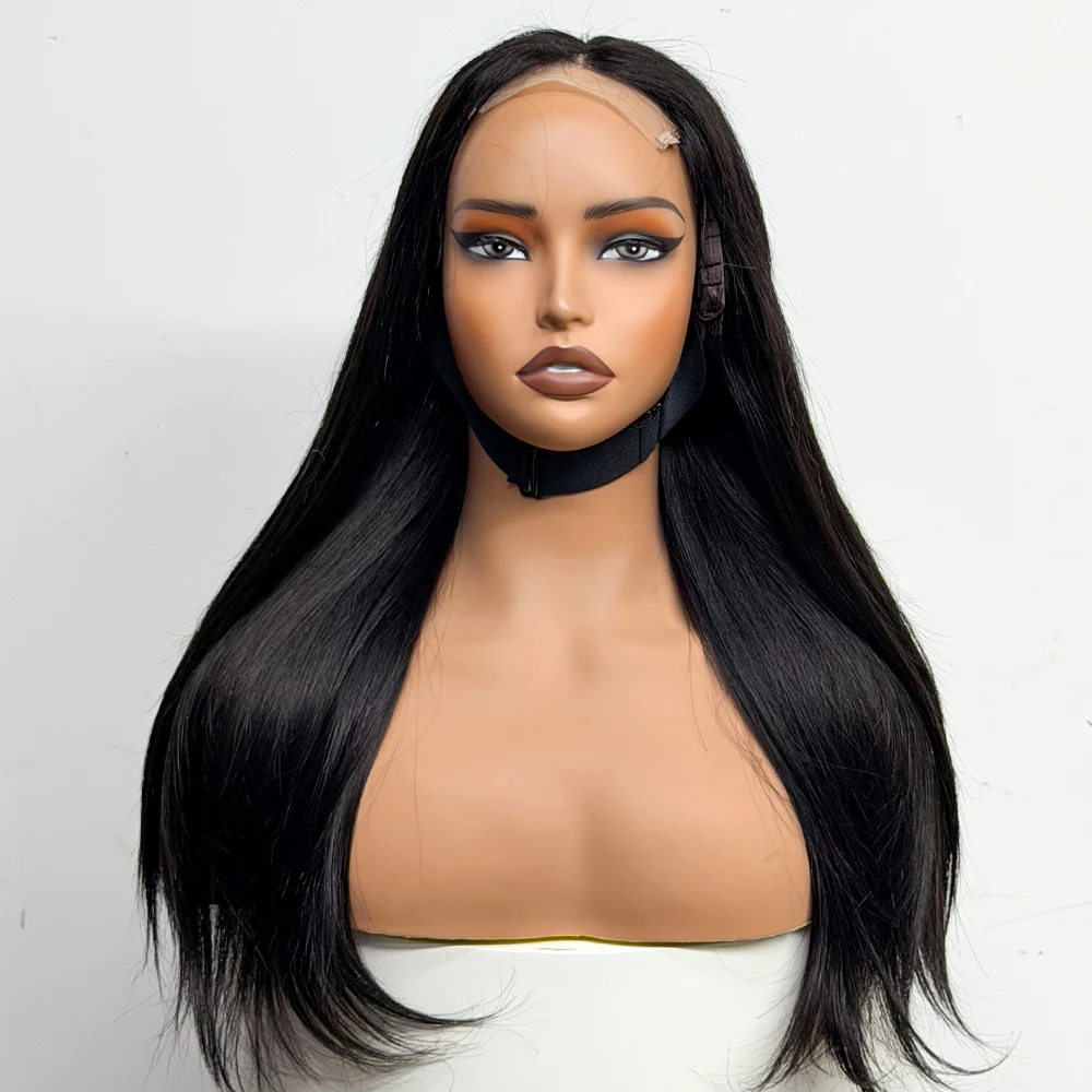 22 inches 280% Density 4x4 Lace Closure Straight Human Hair Wigs Straight Hair 100% Human Hair Colored Wigs For Black Women