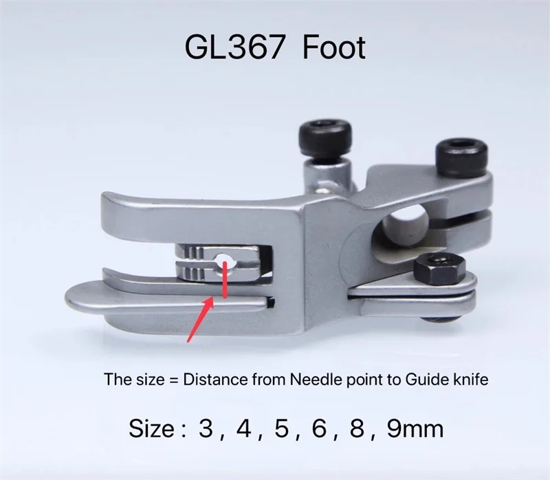 

SINGLE NEEDLE GUIDING FEET GL367 GR367 PRESSER FOOT FOR DURKOPP ADLER 367 / 467 / 767 / 867 SEWING MACHINE