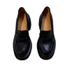 Women Leather Platform Loafers Fashion Slip on Chunky Shoes Retro Style Female Officel Pumps Moccasins Women's Mary Jane Shoes 6
