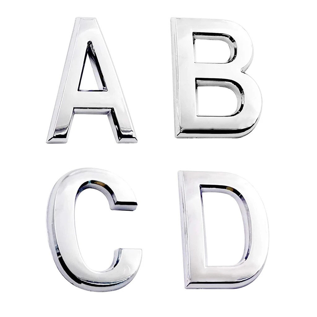 5cm Self Adhesive Alphabet Decorative Plastic Letters Az To Customize Office Apart Hotel