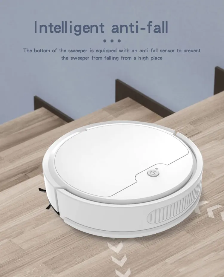 Bowai aspirateur robot OB8s robot de balayage de sol 3 en 1 amélioré