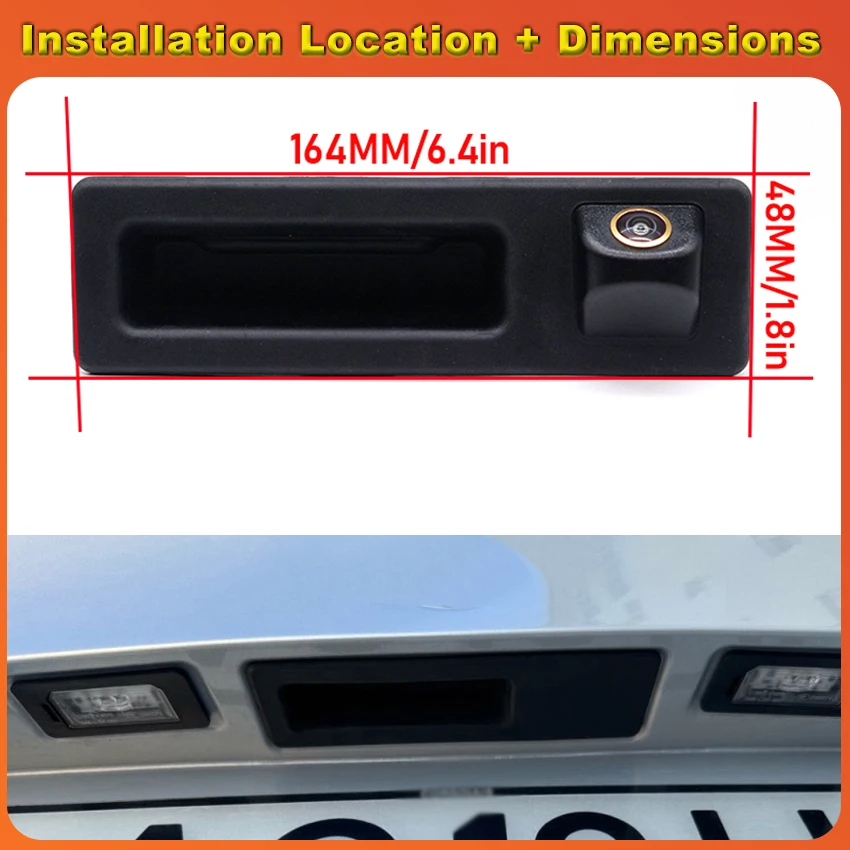 BMW 2 시리즈 F45 20102014 2015 2016 2017 트렁크 핸들 백업 주차 후방 카메라용 AHD HD 야간 투시 후방 카메라
