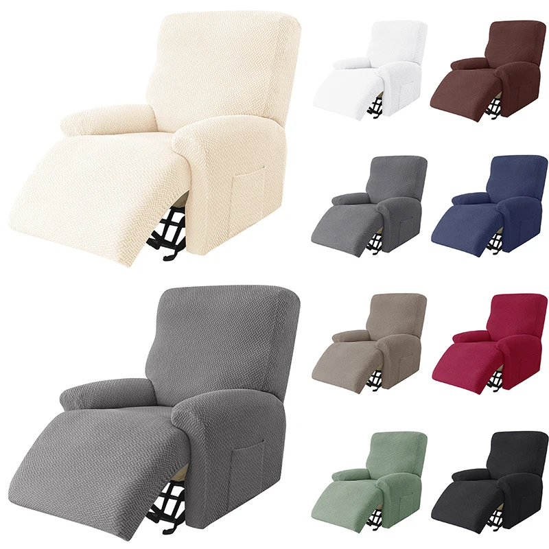 Recliner Sofa Cover Armchair Case Anti-Dust Non-Slip Lazy Boy Chair Solid Color Universal Seat sofa covers recliner covers