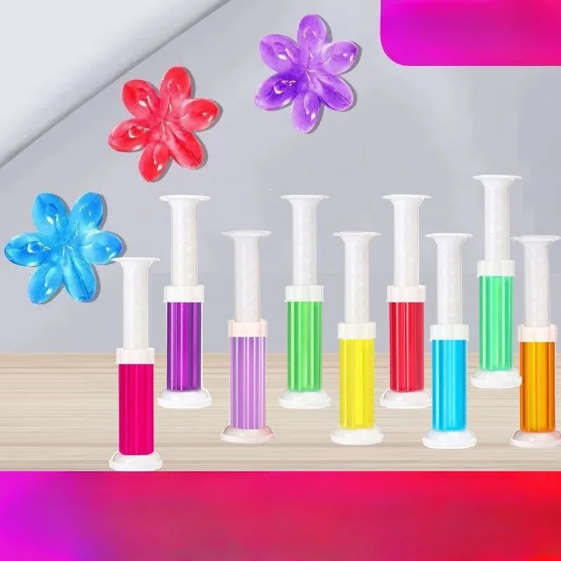 Toilet cleaner Flower Toilet Fragrance Deodorant Cleaning Gel Air Treatment
