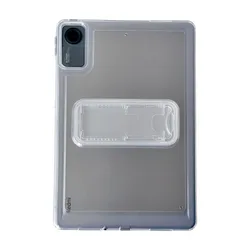 Shockproof Icy Colors Acrylic TPU Protective Case with Kickstand for Redmi Pad SE 11 (Transparent)