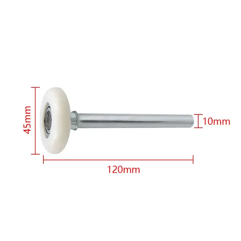 1pc Heavy Duty White Nylon Garage Door Roller Wheel Ball Sealed Bearing 105mm/120mm/175mm