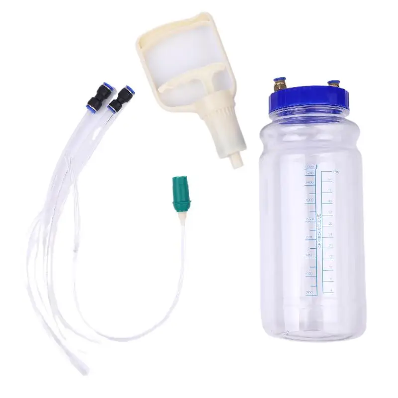 Premium Yağ Değiştirme Kiti – Hortumlu, Saklama Çantalı ve El Pompalı 2L Vakum Şişesi – Araba ve Kamyon Bakımı İçin Gerekli