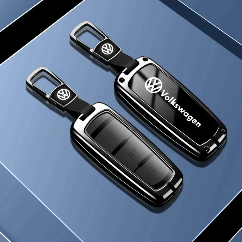 폭스바겐 VW용 스타일링 몰딩 자동차 스티커, 폭스바겐 VW CC 파사트 B6 B7 파사트 3C CC용 신형 아연 합금 자동차 키 케이스 커버
