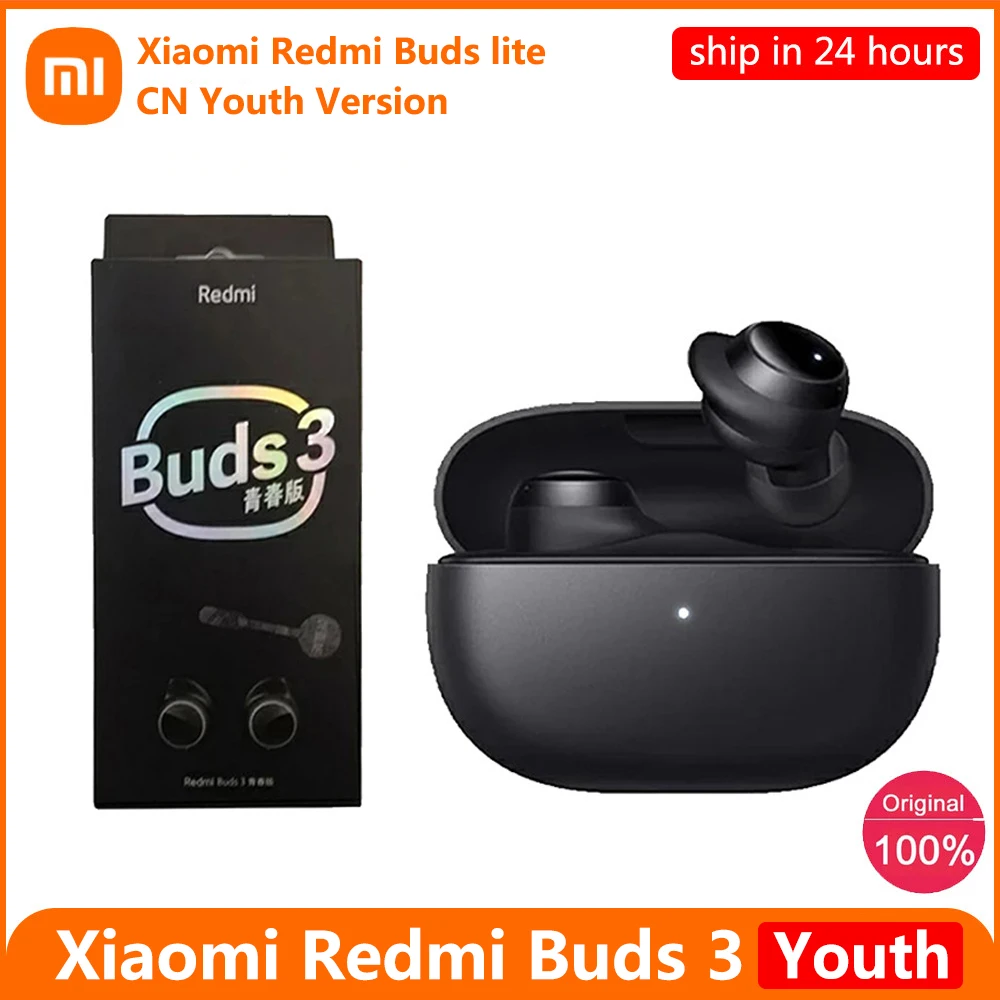 Оригинальные беспроводные наушники Xiaomi Redmi Buds 3 Lite Youth Tws Bluetooth 5 2 с автоматической