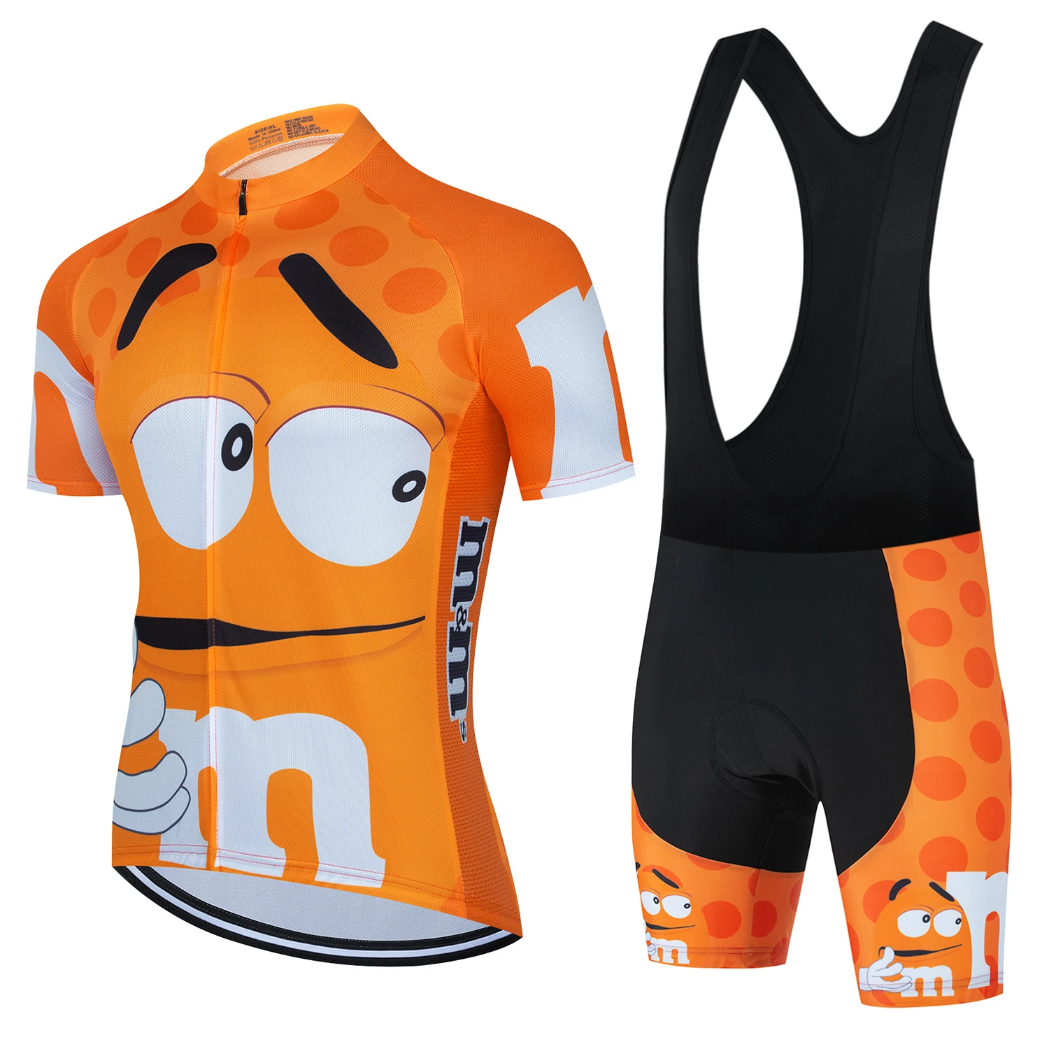 Cycling Set 2024 Cartoon Men's Cycling Jersey Short Sleeve Bicycle Outdoot Cycling Clothing Kit MTB Bike Wear Maillot Ciclismo