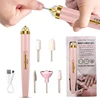 5 in 1 Electric Nail Polish Drill Machine With Light Portable Mini Electric Manicure Art Pen Tools For Gel Remover 1