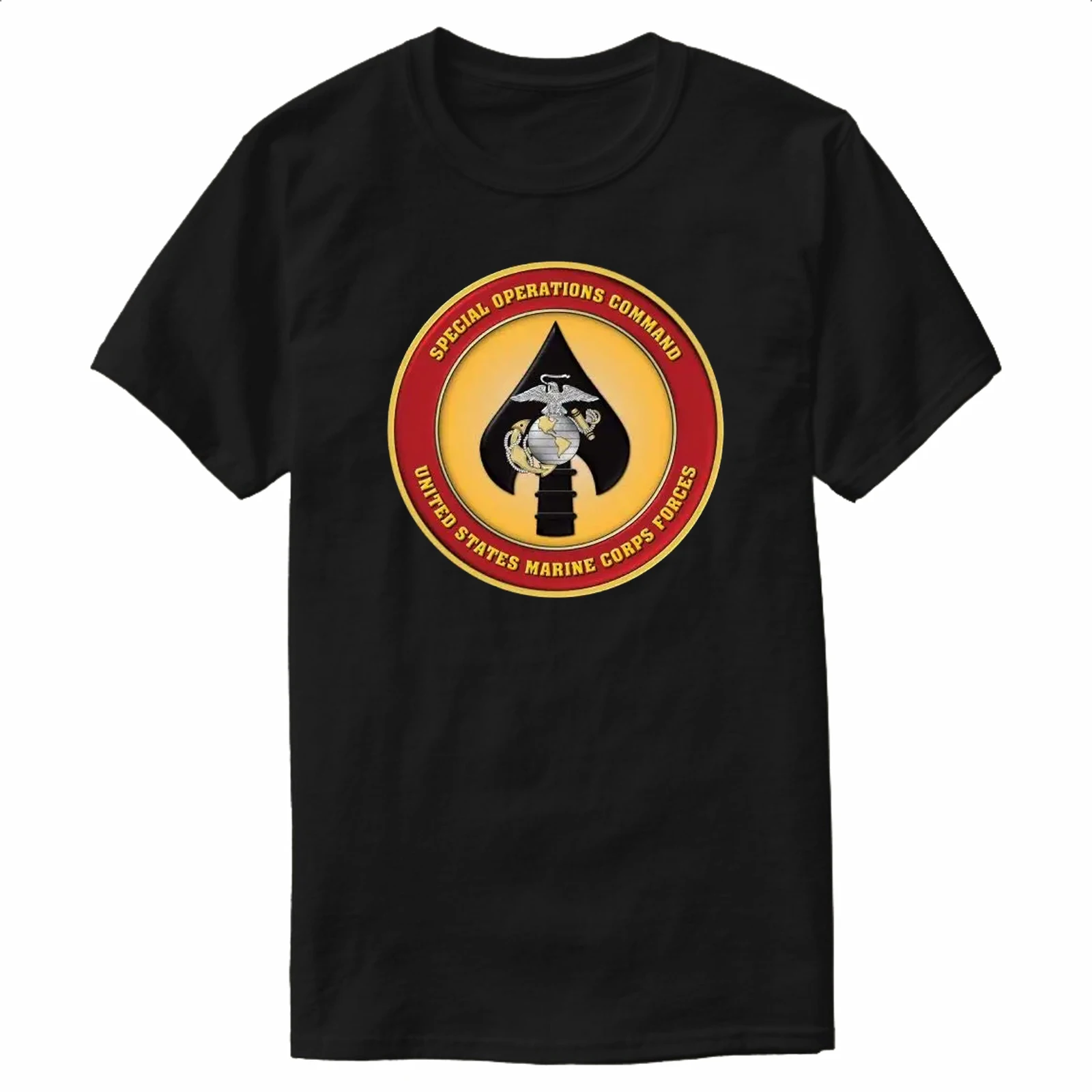 

US Marine Corps Forces Special Operations Command T-Shirt 100% Cotton O-Neck Summer Short Sleeve Casual Mens T-shirt Size S-3XL