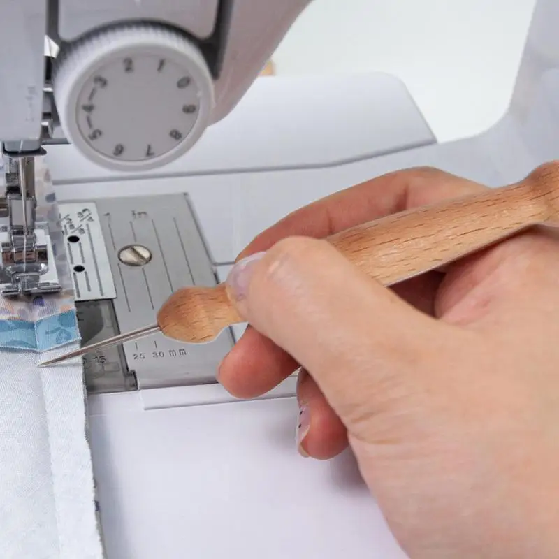 Metal Stiletto Sewing Tool Scratch Awl Tool Portable Stitching Repair Tailor Convenient Precision Placement