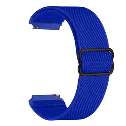 Soft Nylon Adjustable Breathable Wristband - 20/22mm Strap Replacement - Suunto Race 2 - 1 - S (Royal blue)