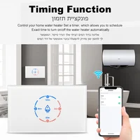 Chauffe-eau intelligent Wifi, interrupteur tactile, 40A, 8800W, norme américaine, application Smart Life, contrôle via l'application Tuya, compatible avec Alexa et Google Home 6