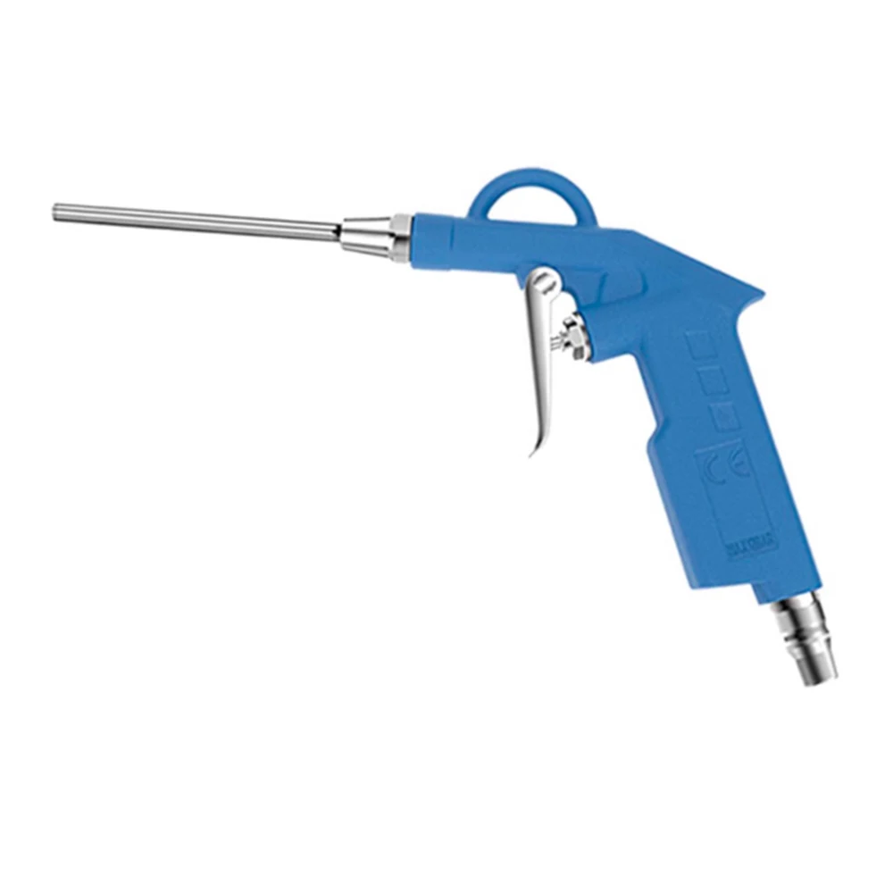 Air Blow Gun High Flow Extended Nozzle Pneumatic Air Compressor Accessories Dust Cleaning Tool
