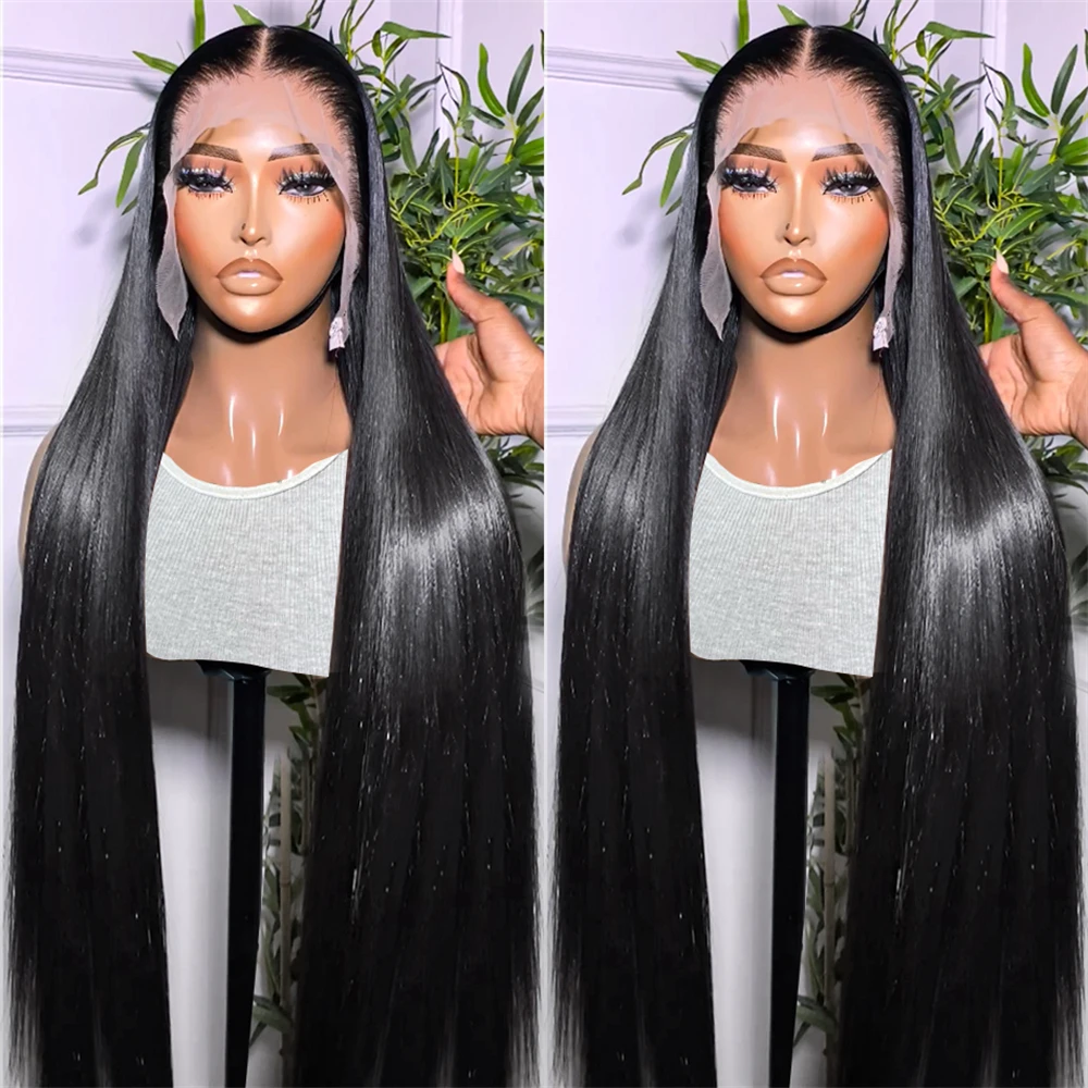 

Bone Straight 13x4 Lace Frontal Human Hair Wigs Brazilian Lace Front Human Hair Straight Hair PrePlucked Glueless Wigs For Women