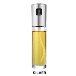 Olive Oil Cooking Sprayer for Kitchen, Salad, and BBQ (Silver)