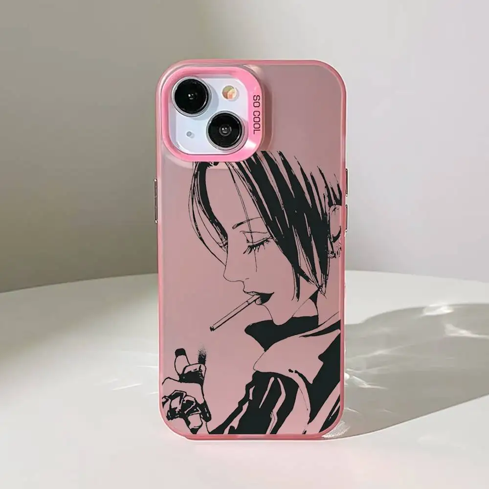 Vibrant Colorful Silver Anime N-Nana Osaki Phone Case