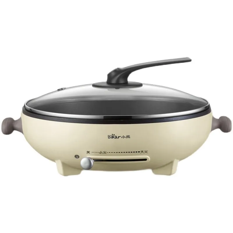 Electric baking pan, DB-D10L3 household multi-functional electric cooking pot 5