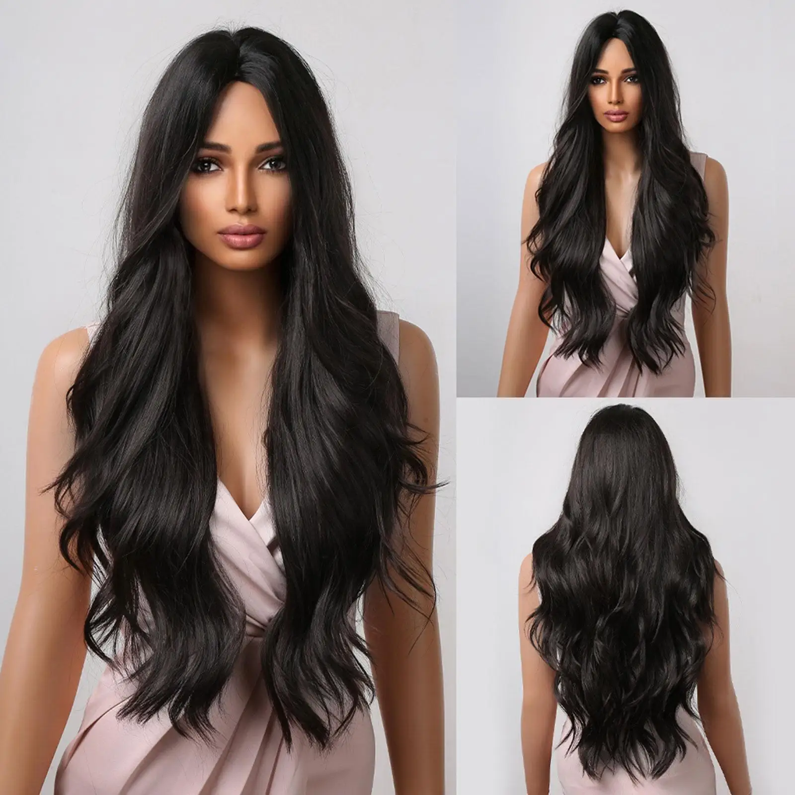 

Wave Wig Fluffy Wig 30" Fiber Synthetic Hair Wig for Halloween Daily Cosplay