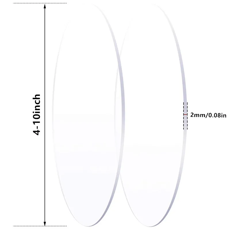 Baking Supplies Cake Tools Acrylic Cake Topper 4/6/8/10Inch Round Acrylic Cake Discs Topper Reusable Acrylic Cake Boards Disk Base for Cakes Trimming Decorating Supplies