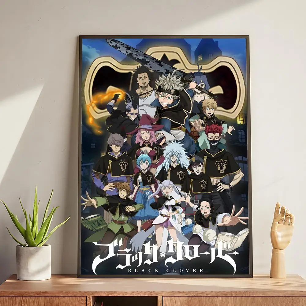Black Clover Anime Poster - Stylish Wall Art for Home, Office, or Restaurant Decor