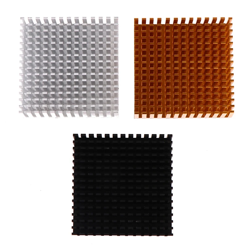 [H]50*50*15MM 새로운 알루미늄 방열판 패널 방열판 CPU 전원 IC 칩 쿨러 라디에이터