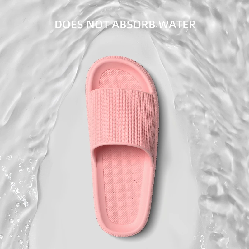 Summer Women Fashion Thick Platform Slippers Soft Sandals Beach Vacation Casual Shoes Non-Slip EVA Men Outdoor summer sandals