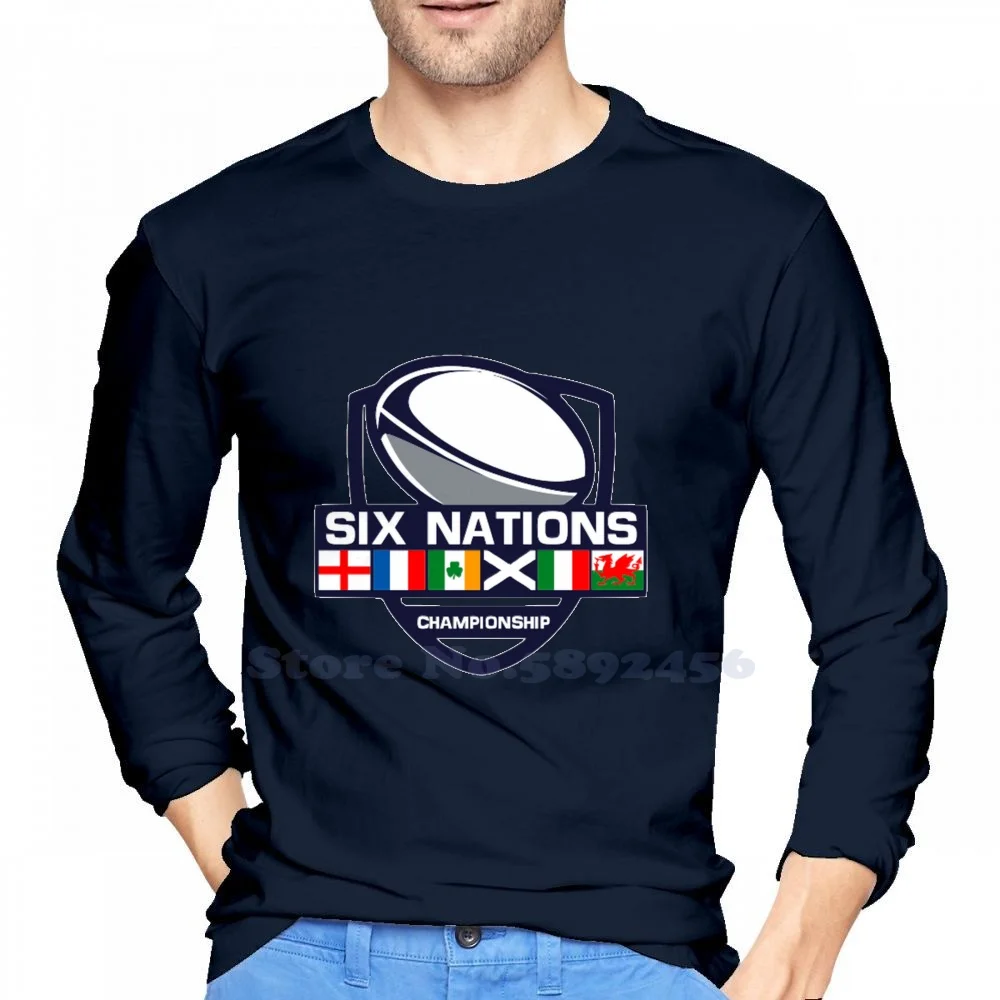 thumbnail image 1 of Sudadera con capucha de alta calidad 100 % algodón de moda de las Seis Naciones de rugby, 1 of 5