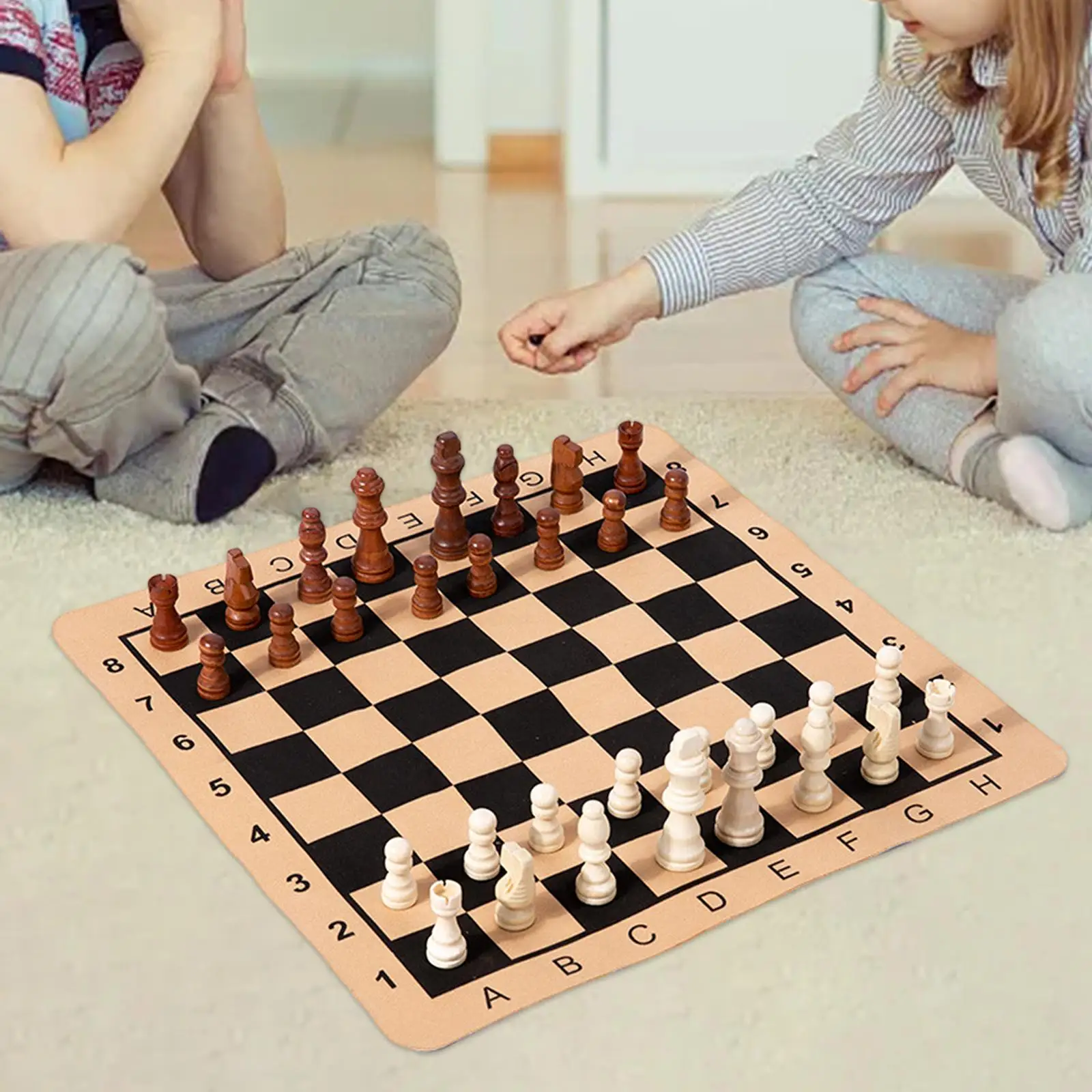 Chess Set Learning Entertainment Brain Game for All Ages Kids and Adults