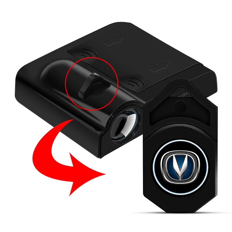 LED 자동차 문짝, HD 조명 프로젝터, 웰컴 램프, 자동차 액세서리, BMW VW 지프 혼다 미쓰비시 푸조 르노 렉서스, 2 개