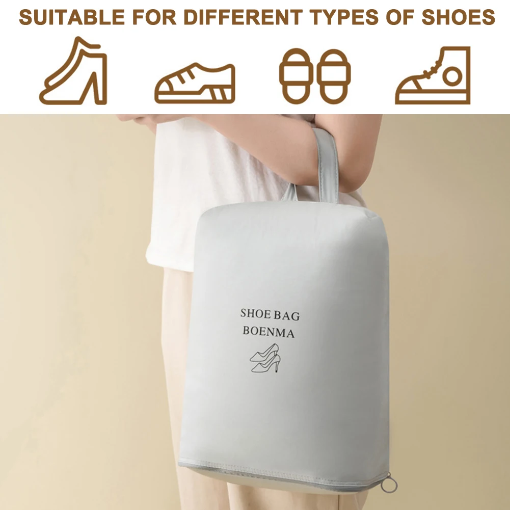 Travel Portable Sneaker Bag Portable Shoe Pouches Organizer Dust-Proof Portable Small Shoe Organizer for Travel Walking Hiking