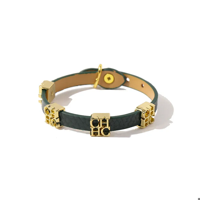 CH المرأة الأزياء سوار معدني إلكتروني الديكور السي...