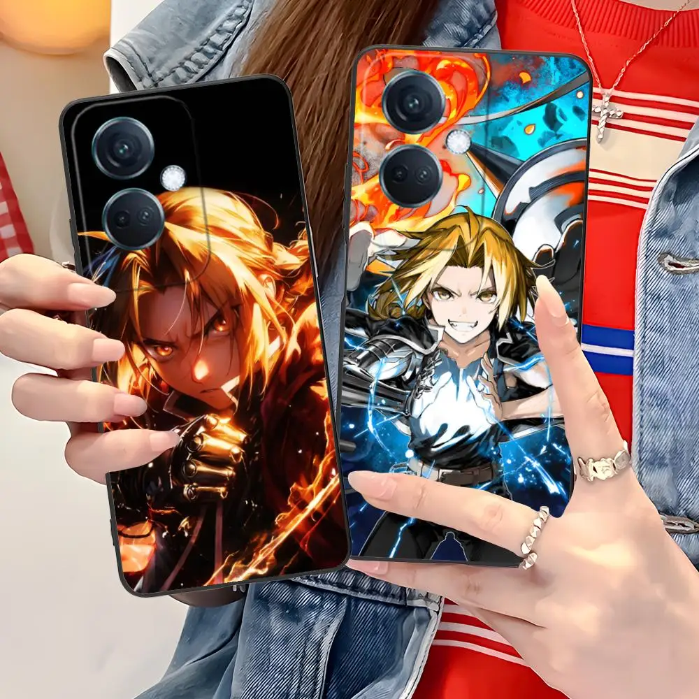 Fullmetal Edward Elric Vibrant Phone Case with Colorful Printing Design