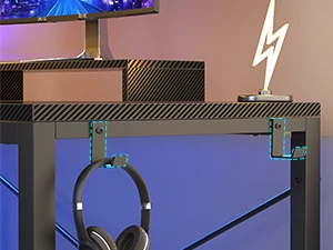 Homieasy Gaming Desk with Hooks