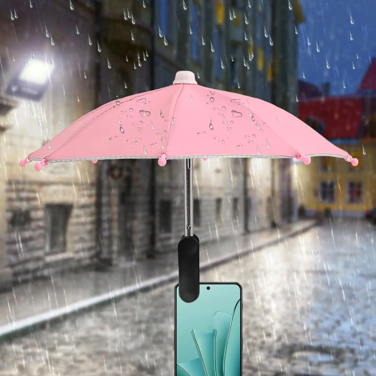 Supporto per cellulare con clip per ombrello, parasole per cellulare, clip per telefono, protezione solare anti-riflesso per esterni, proteggi il tuo telefono - Image 4