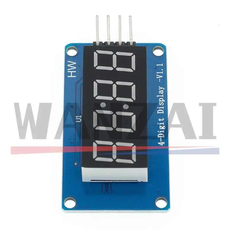 TM1637 LED Display Module for Arduino 7 Segment 4 Bits 0.36 Inch Clock RED Anode Digital Tube Four Serial Driver Board Pack led digital tube display