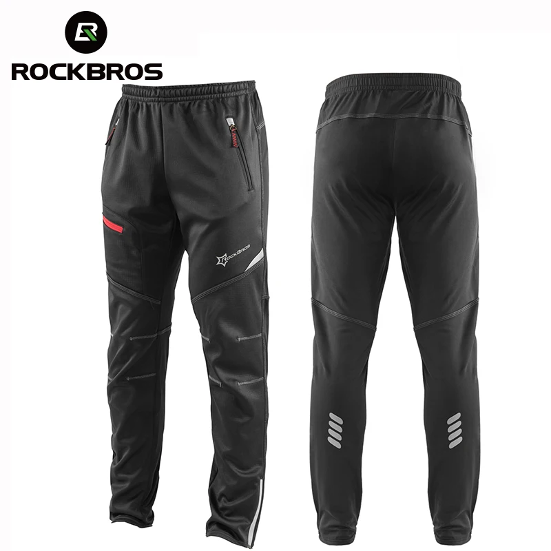 ROCKBROS Thermal Warm Cycling Pants Windproof Waterproof Winter Autumn Keep Warm Bike Long Trousers Sport MTB Road Bicycle Pants women cycling pants