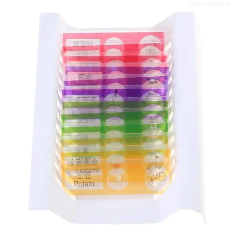 Plastic Prepared Microscope Slides Insect Biological Specimens Animal Plant Sample for Kids Science Educational Supplies F1FB