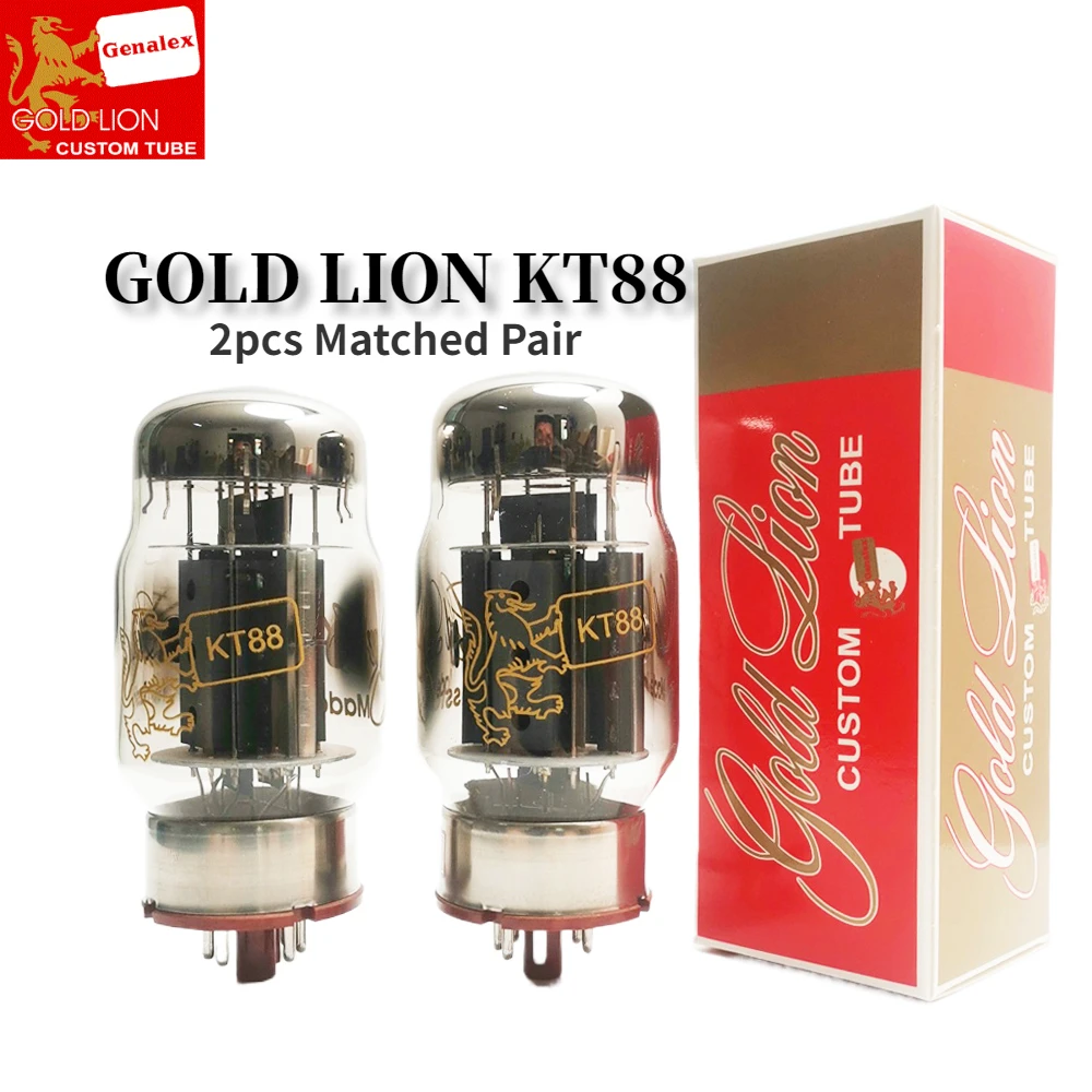 GOLD LION KT88 Vacuum Tube Replace 6550 KT120 EL34 KT66 KT77 KT100 HIFI Audio Valve Electronic Tube Amplifier Kit DIY 3